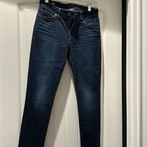 Lucky brand, Lolita, crop orta premium dark blue jeans, smoke-free home
